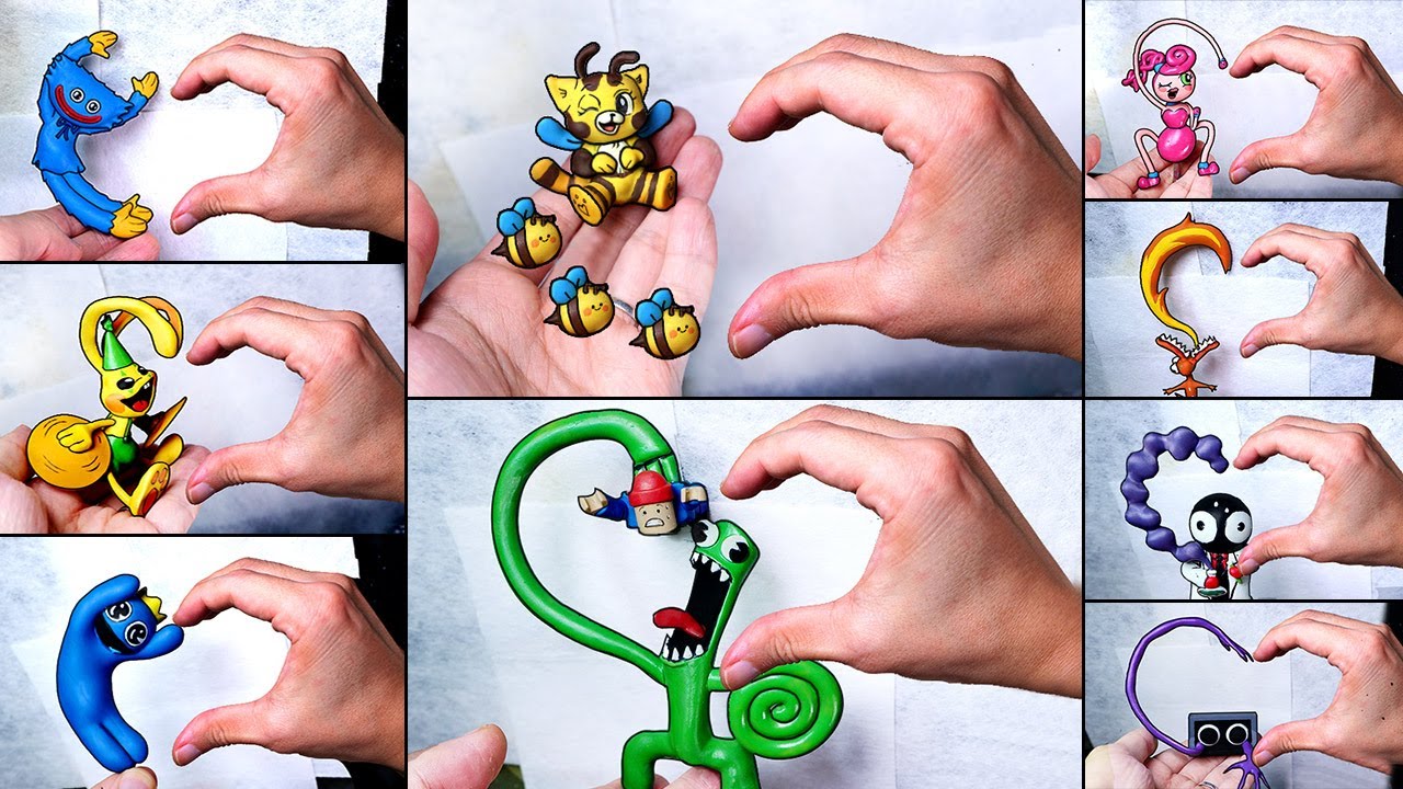 Making Rainbow Friends Poppy Play Time Finger Heart Fancy Refill