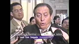 Declaraciones del congresista José Luís Delgado