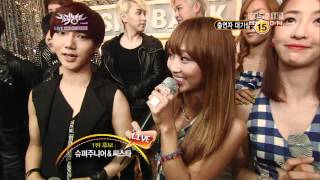 【1080P】120713 Super Junior\u0026Sistar- Music bank backstage