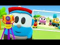 Car cartoons for kids & funny cartoon animation - Leo the Truck & a photo camera.