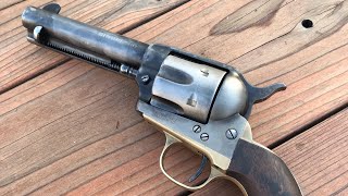 Antique finished Colt SAA .45 Uberti Hombre first shots