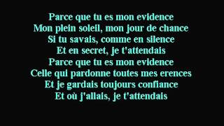 M. Pokora - Mon Evidence (Lyrics)