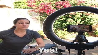 How to Shoot Workout / Gym  Videos using a Face Tracker with a Socialite Ring Light