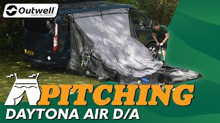 Outwell Daytona Air Awning Pitching \u0026 Packing Video