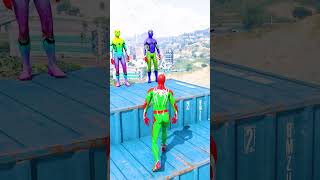 GTA 5 Epic Water Ragdolls | Spider-Man Jumps / Fails ep.213 #shorts