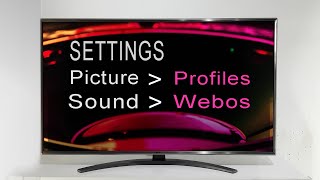 LG TV Settings - 7 Series 4K HDR