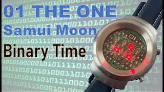 THE ONE 01 Samui Moon watch, binary watch time