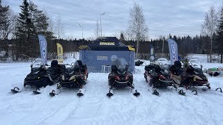 Пермь Тест Драйв Снегоходов snowmobile AODES SNOWCROSS 1000 SWT иWT на рычагах и телескопах