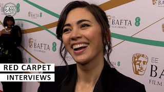 Jessica Henwick BAFTAs 2023 Red Carpet Interview Glass Onion A Knives Out Mystery, The Grey Man