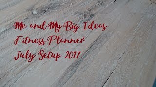 July Setup of MaMBI Fitness Planner