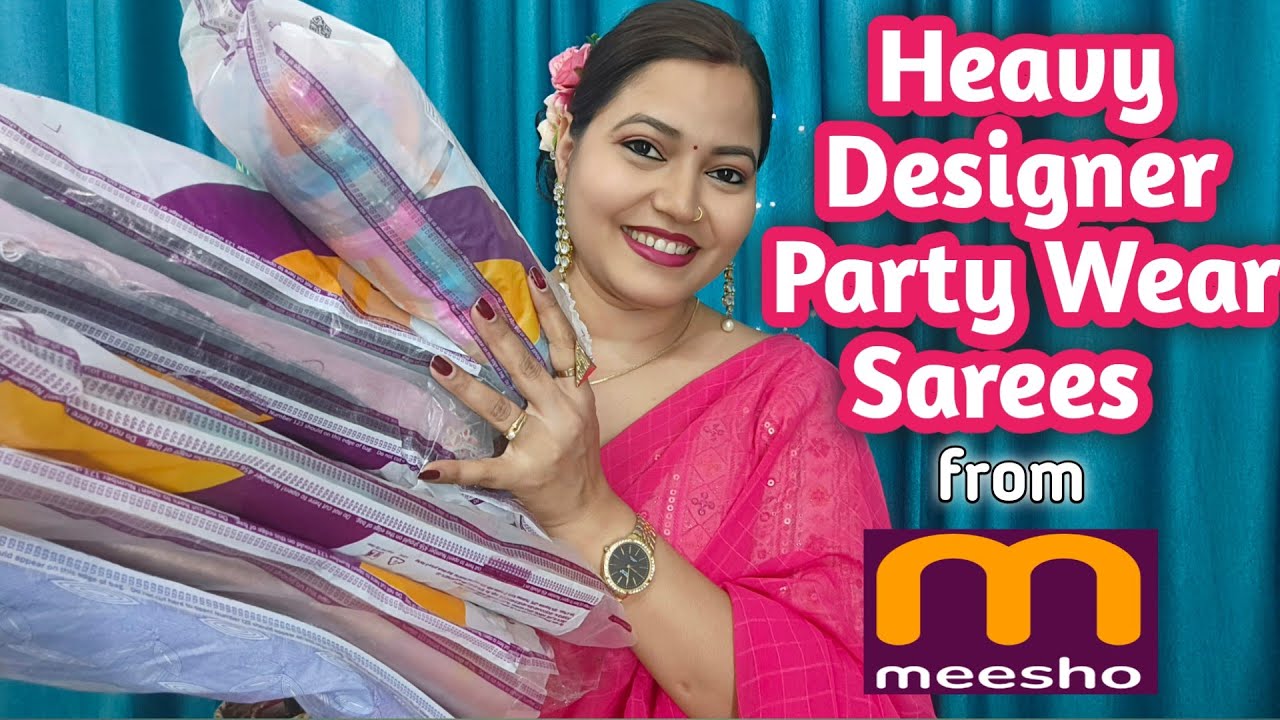 Meesho Affordable Wedding Saree Haul Meesho Saree Review Adhira