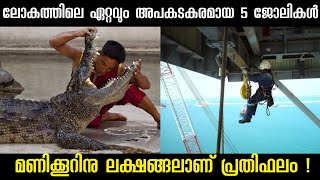 ലോകത്തിലെ അപകടകരമായ 5 ജോലികൾ | 5 Dangerous And High Paying Jobs In The World | Repost | Untoldtale