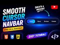 Smooth & Modern Navbar Animation 🔥 | HTML CSS JavaScript Tutorial