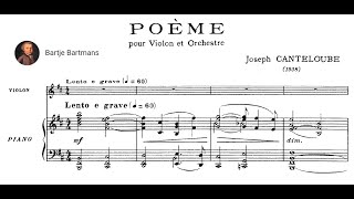 Joseph Canteloube - Poème for Violin and Orchestra (1938)