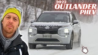 2023 Mitsubishi Outlander PHEV REVIEW: A VERY DETAILED WINTER ROAD TEST