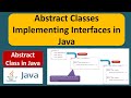 The abstract class implements the interface | Java abstract class | Java Tutorial