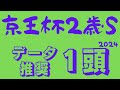 【京王杯2歳ステークス2024】データ分析｜ハイレベルな前走からの舞台替わりに注目データ推奨馬！スプリンターかマイラーか、今後を占う大事な1戦！