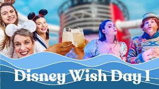 Let's Set Sail on a Disney Cruise! | Disney Wish Day 1