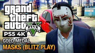 GTA 5 PS5 - Mission #37 - Masks (Blitz Play) [Gold Medal Guide - 4K 60fps]