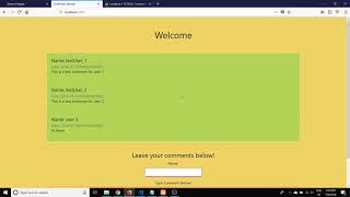 NodeJS/MySQL Comment Section Introduction