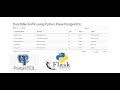 DataTable AJAX using Python Flask PostgreSQL