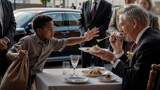 Homeless Black Kid Shouts Don't Eat That! Billionaire Freezes When He Finds Out Why