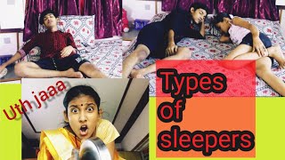 Types of sleepers // lastest funny video of amandancer // Types