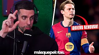 ¡FRENKIE AHORA PIDE RENOVAR POR EL BARÇA! ¿QUÉ DEBE HACER EL CLUB?