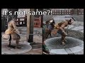 【For Honor】Kyoshin VS Tozen [Motion comparison (Full block & Kick)]