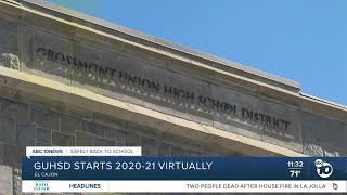 Grossmont Union HS District begins school year virtually