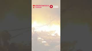 Bhiwandi News: Massive Fire in Bhiwandi Thread Godown Quickly Controlled, No Casualties Reported