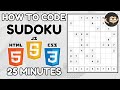 How to Build Sudoku JavaScript Tutorial