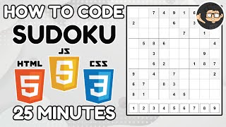 How to Build Sudoku JavaScript Tutorial