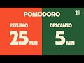 25 / 5 temporizador pomodoro - 2 horas de estudio con mensajes motivadores