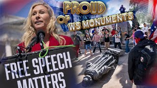 Rep Marjorie Taylor Greene Says Black People Should Be Proud Of WS Monuments