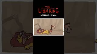 Lion King in ONE MINUTE #shorts