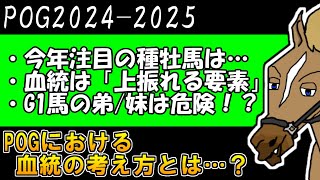 【POG2024-2025】POGにおける血統の考え方 ～血統は「上振れる要素」～【バーチャルサラブレッド・リュウタロウ】