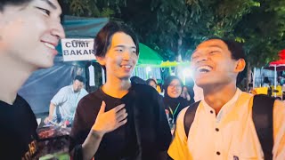 Japanese Guys Who Strayed into an Islamic Festival 【Indonesia】