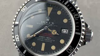 Rolex Sea Dweller "Double Red" Sea Dweller 1665 Vintage Rolex Watch Review