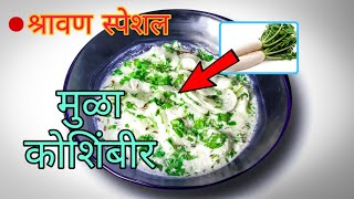 मुळ्याची कोशिंबीर | Radish | Authentic