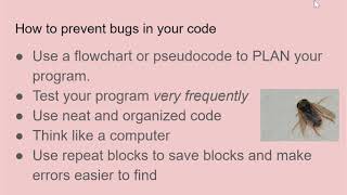 Debugging in Scratch 3.0