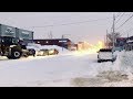 Record snowfall in Erie, USA