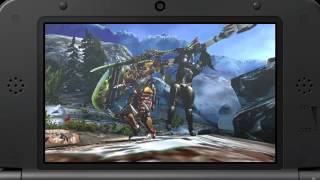 ゲーム画面篇]N3DS『モンスターハンター４』CMムービー 』Monster Hunter 4』 Tv commercial