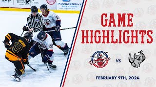 GAME HIGHLIGHTS | Amarillo Wranglers @ El Paso Rhinos | 2/9/24