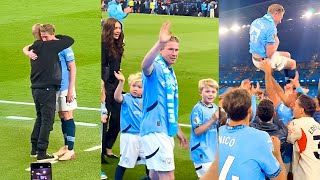 Kevin De Bruyne S Emotional Farewell At Etihad Stadium Kevindebruyne