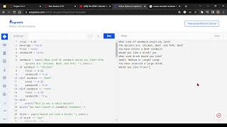 PLTW 3.1.3 Combo Menu code