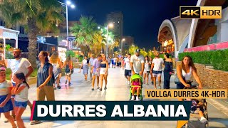 DURRES VOLLGA🌴 SUMMER SEASON 2023 🏝️ SHETITORJA TAULANTIA, SFINKSI, VLOG Nr.2 ☀️【4K HDR】