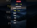 learn slovak can you guess 7 weekdays in slovak