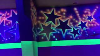 Fantastic Black light Murals at Sparkles in Kennesaw Georgia. 4/17/2019