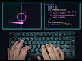 ASMR Programming | Coding a Neon Pong Game (No Talking)